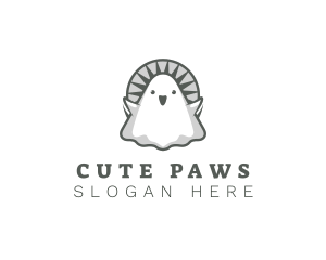 Spirit Cute Ghost logo design