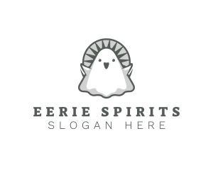 Spirit Cute Ghost logo design