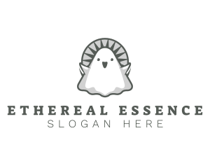 Spirit Cute Ghost logo design