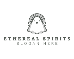 Spirit Cute Ghost logo design