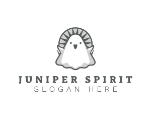 Spirit Cute Ghost logo design