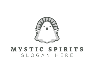 Spirit Cute Ghost logo design