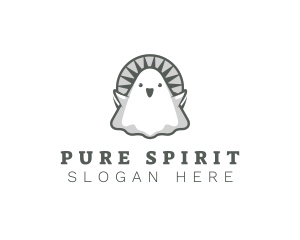 Spirit Cute Ghost logo design