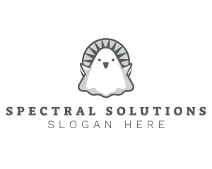 Spirit Cute Ghost logo design