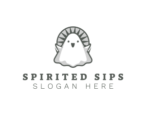 Spirit Cute Ghost logo design