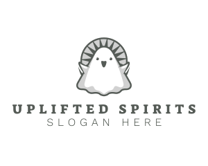 Spirit Cute Ghost logo design