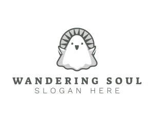 Spirit Cute Ghost logo design