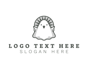 Soul - Spirit Cute Ghost logo design