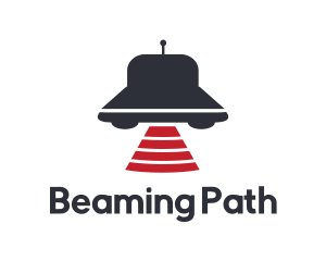 UFO Signal Beam logo design