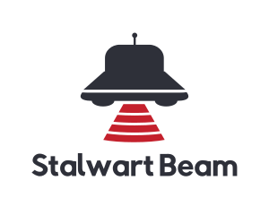 UFO Signal Beam logo design