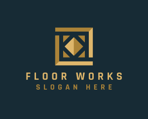 Interior Flooring Tiles  logo design