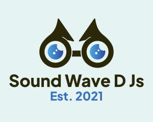 Sound Nerd Glasses  logo design