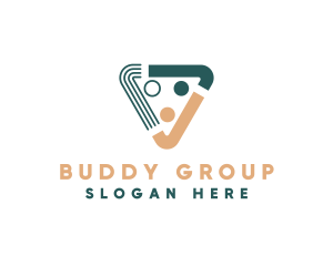 Group Community People logo design