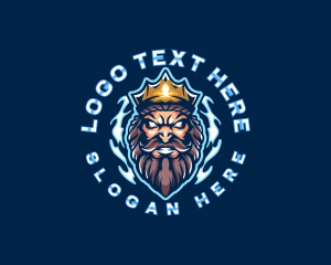 Poseidon God King logo