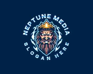 Poseidon God King logo