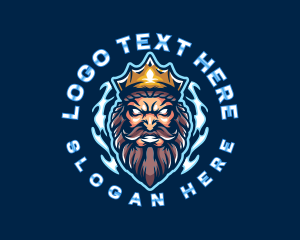 Poseidon God King logo