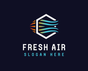 HVAC Air Conditioning logo design