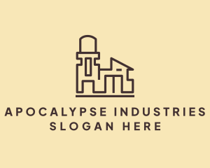 Industrial Warehouse Building logo design