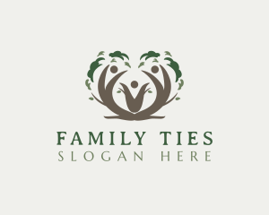 Family Tree Love logo design