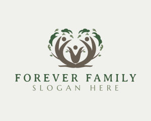 Family Tree Love logo design