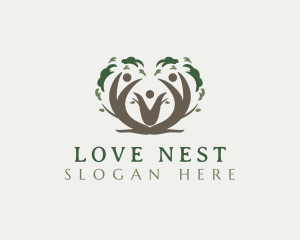 Family Tree Love logo design