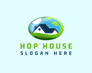 Garden Leaf House logo design