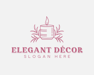 Scented Candle Decor logo design