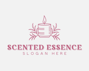 Scented Candle Decor logo design