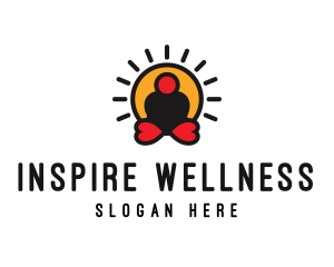 Love Yoga Wellness logo design