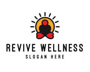 Love Yoga Wellness logo design