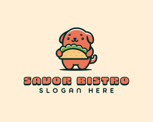 Taco Dog Dining logo design