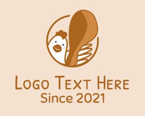 Chicken Leg Badge logo