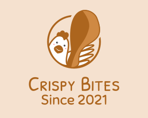 Chicken Leg Badge logo