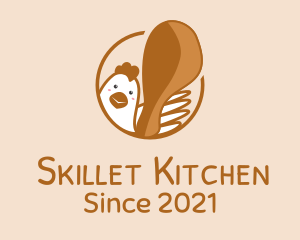 Chicken Leg Badge logo design