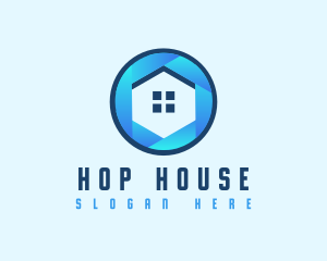 Shutter House Real Estate logo design