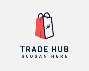 Mobile Phone Shopping logo design