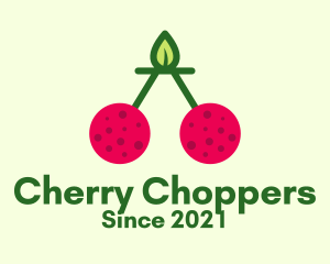 Fresh Cherry Fruit  logo design