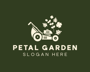 Garden Lawn Mower Equipment logo design