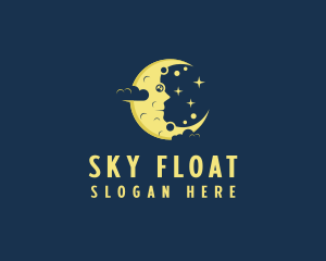 Sky Crescent Moon  logo design