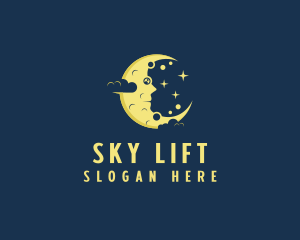 Sky Crescent Moon  logo design