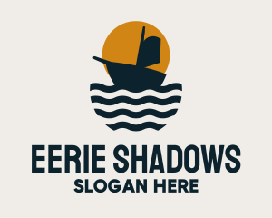 Ocean Ship Sailing logo design