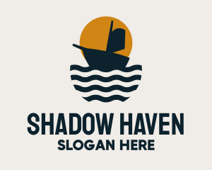 Ocean Ship Sailing logo design