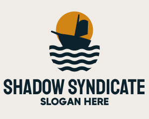 Ocean Ship Sailing logo design