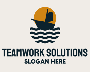 Ocean Ship Sailing logo