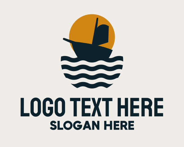 Boatman logo example 3