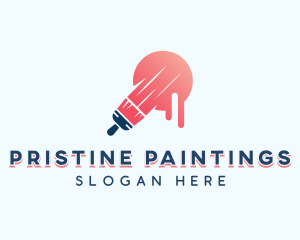 Paint Brush Renovation logo design