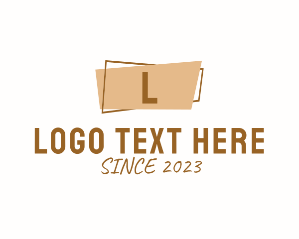 Text logo example 3