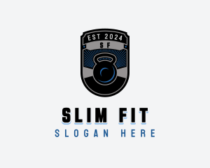 Kettlebell Gym Workout logo design