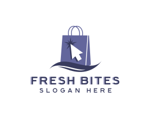 Online Shopping Retail Bag logo