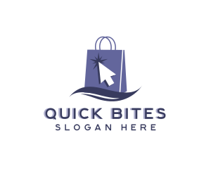 Online Shopping Retail Bag logo